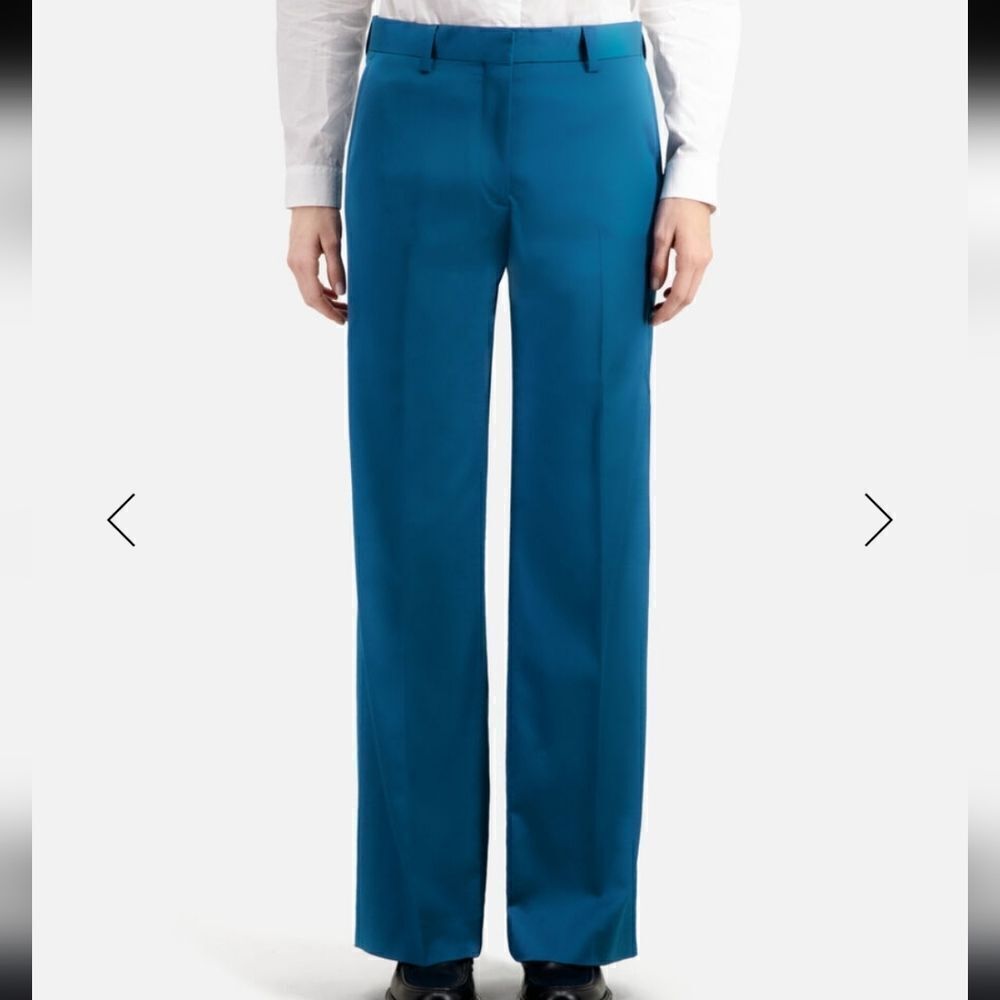 The Kooples Emerald Green Satin Suit‎ Trouser size 4 (36)